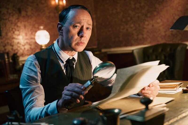 The Read: The Strange Case of Dr Jekyll and Mr Hyde with Reece Shearsmith. Photograph: Dan Ollerhead/Rural Studios Ltd/BBC