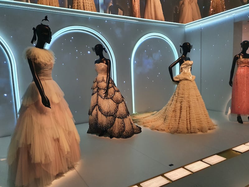 Le Bal Dior - ballgowns in La Galerie Dior