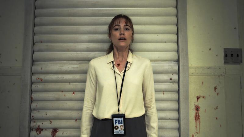 Maika Monroe in Longlegs: She stars as a dogged FBI officer.  