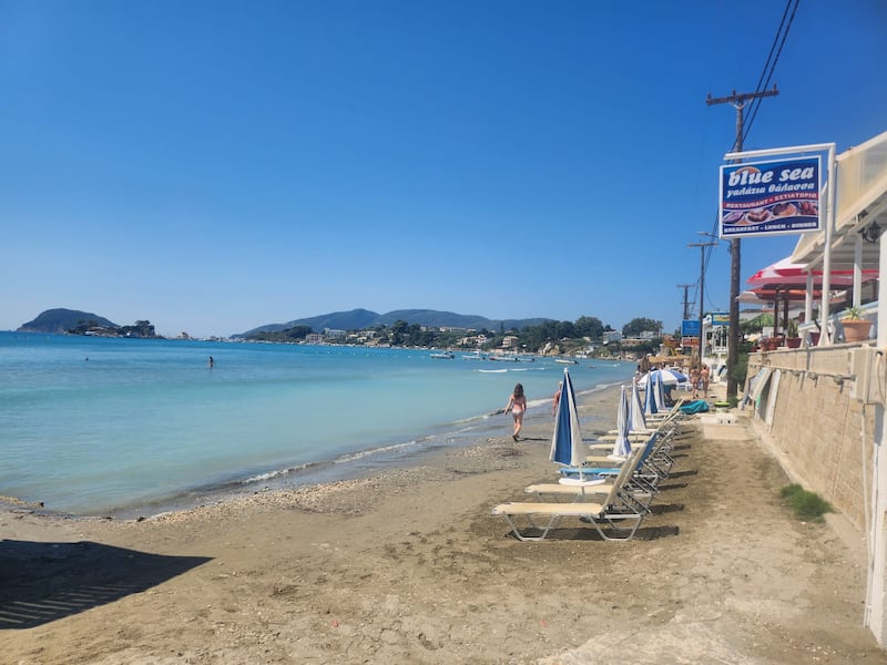 Zante's beaches as well as the island's nightlife are lures for tourists. Photograph: Niamh Browne