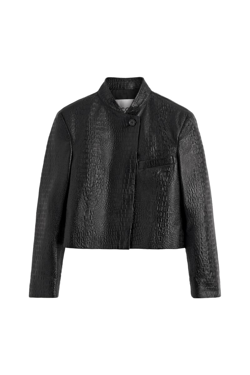 Croc jacket, €449, Cos