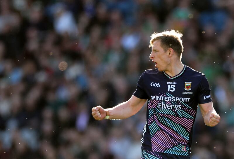 Mayo’s Ryan O'Donoghue during the NFL Division 1 final against Kerry. Photograph: James Crombie/Inpho