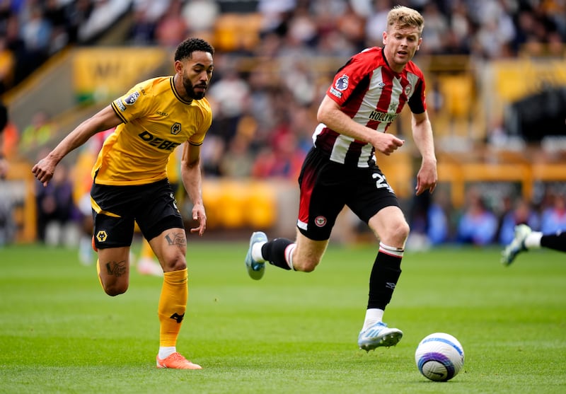 Nathan Collins: played every game for Brentford. Photograph: Nick Potts/PA