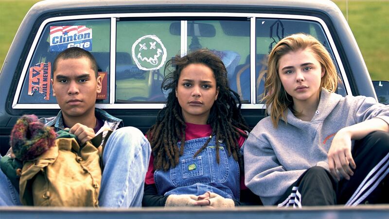 Learning swerve: Forrest Goodluck, Sasha Lane and Chloë Grace Moretz in The Miseducation of Cameron Post