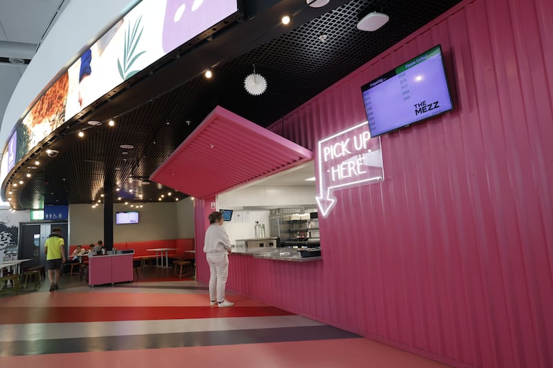 You can order on screen from any of the outlets in one transaction and pick up at the hatch. Photograph: Nick Bradshaw