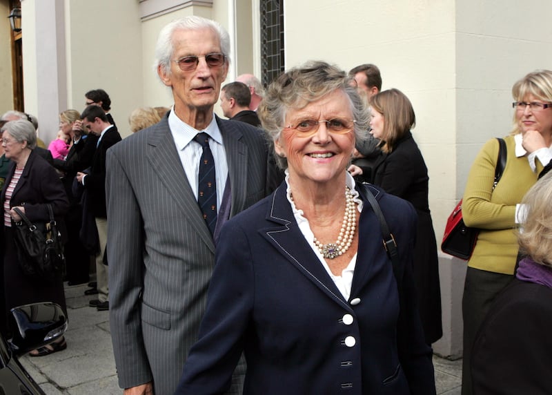 Former lord mayor of Dublin Carmencita Hederman and her husband William Hederman in 2010. Photograph:  Matt Kavanagh