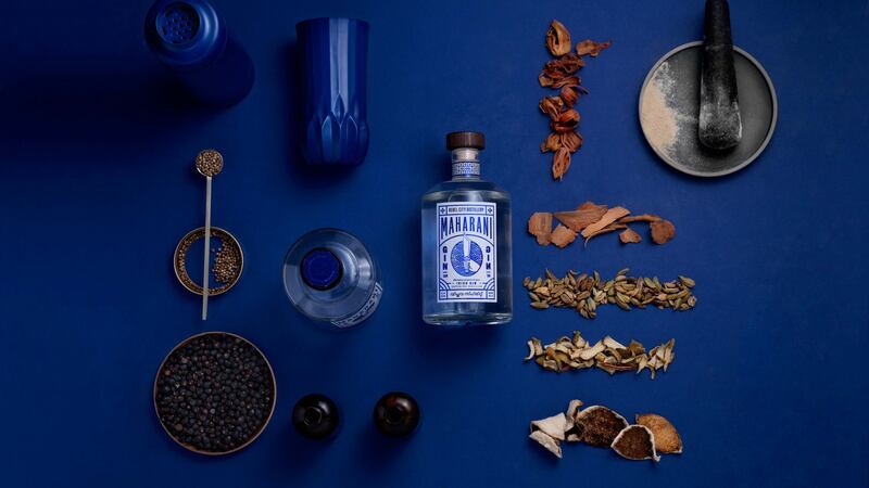 Maharani gin, from the Rebel City Distillery