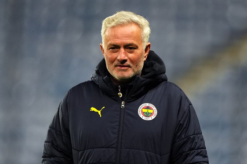 File photo dated 12-03-2025 of Jose Mourinho who has been sacked as head coach of Fenerbahce. Issue date: Friday August 29, 2025. PA Photo. Photo credit should read Andrew Milligan/PA Wire.