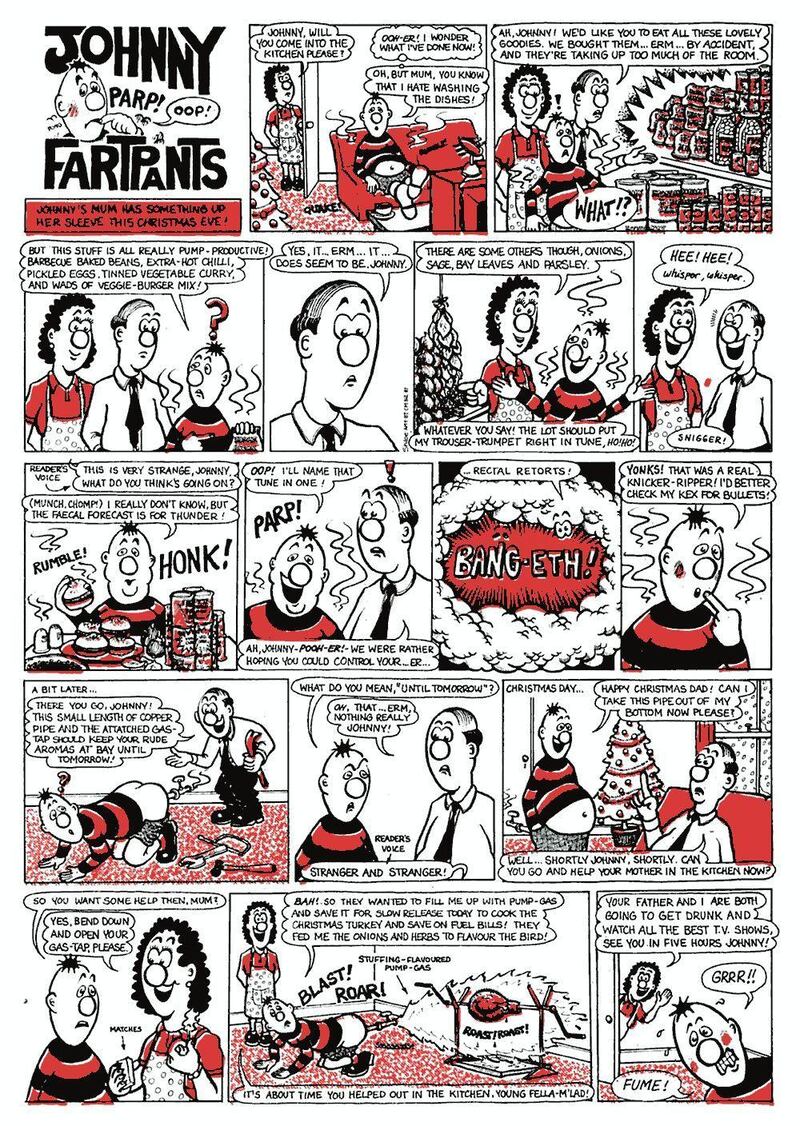 Johnny Fartpants From Viz magazine, January 26th, 2008. Photograph: Viz/Dennis
