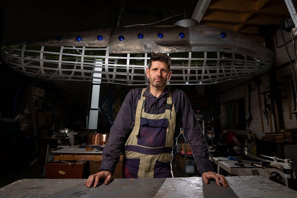 Shane Holland's Submarinocurraplane will be on display at the Art Source fair at the RDS in Dublin later this month. Photograph: PA