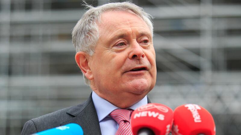 Labour Party leader Brendan Howlin: “I met a man in Cork yesterday . . .”  Photograph: Gareth Chaney Collins