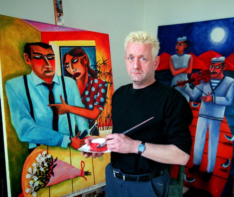 Writer and museum director Trevor White described the artist as a 'workaholic and a reveller'. Photograph: Paddy Whelan