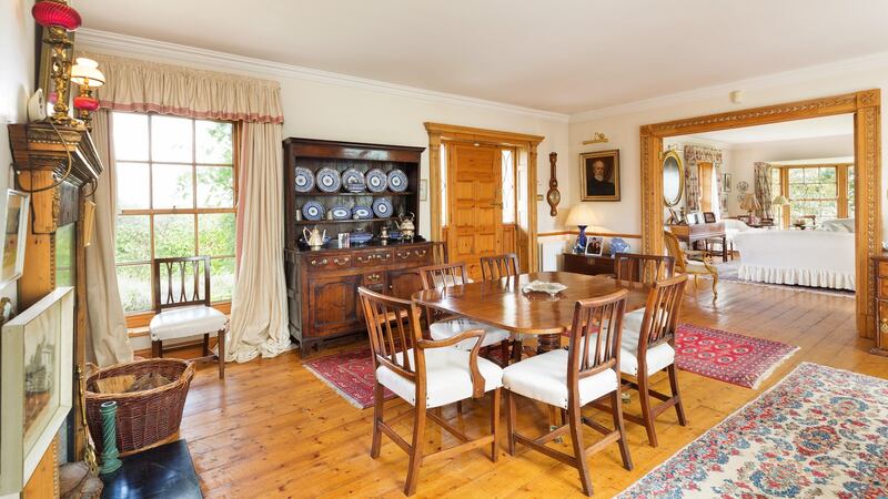 THREE TO BUY WITH CLASSIC DINING ROOMS - FIELD LODGE,KILLINEY HEATH - https://www.irishtimes.com/life-and-style/homes-and-property/new-to-market/georgian-values-at-modern-lodge-in-killiney-heath-for-1-5m-1.3664165