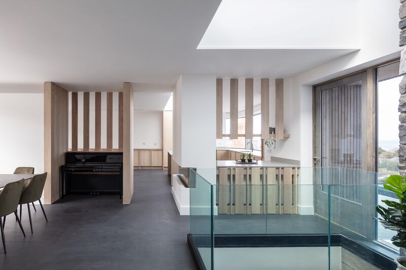 The homeowners struggled to imagine the completed house due to its upside-down design