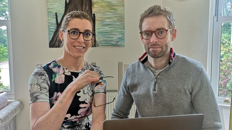 Dearbhaile Collins and Seamus of and  Sapphire Eyewear, Cork