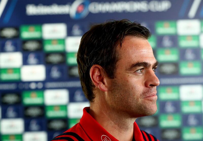 Munster rugby head coach, Johann van Graan Photograph: James Crombie/INPHO