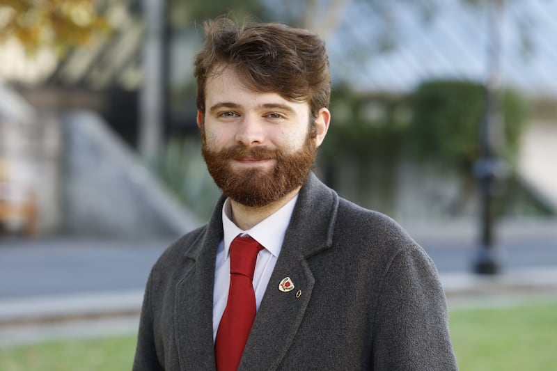 Trinity College Dublin Labour Youth chairman Matthew Butt. Photograph: Nick Bradshaw
