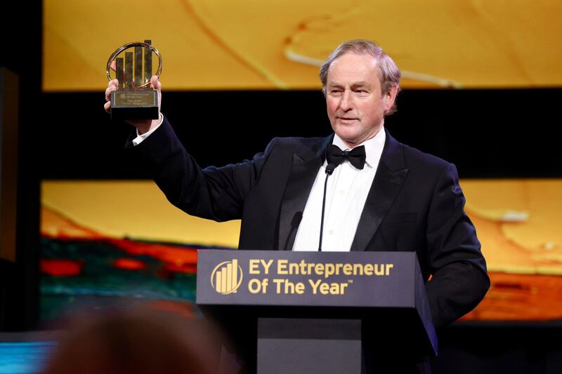 Former taoiseach Enda Kenny also received a special recognition award at the annual EY event.