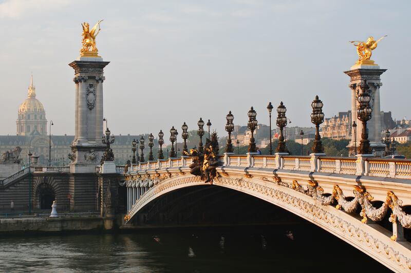 Pont Alexandre III in Paris.