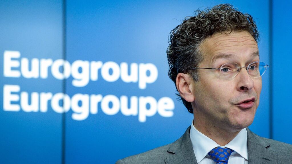 Jeroen Dijsselbloem: under fire for remarks to a German newspaper. Photograph: Stephanie Lecocq/EPA