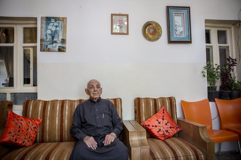 Amin Hamza al Bettar (89) says rose season this year was "extremely" bad. Photograph: Sally Hayden