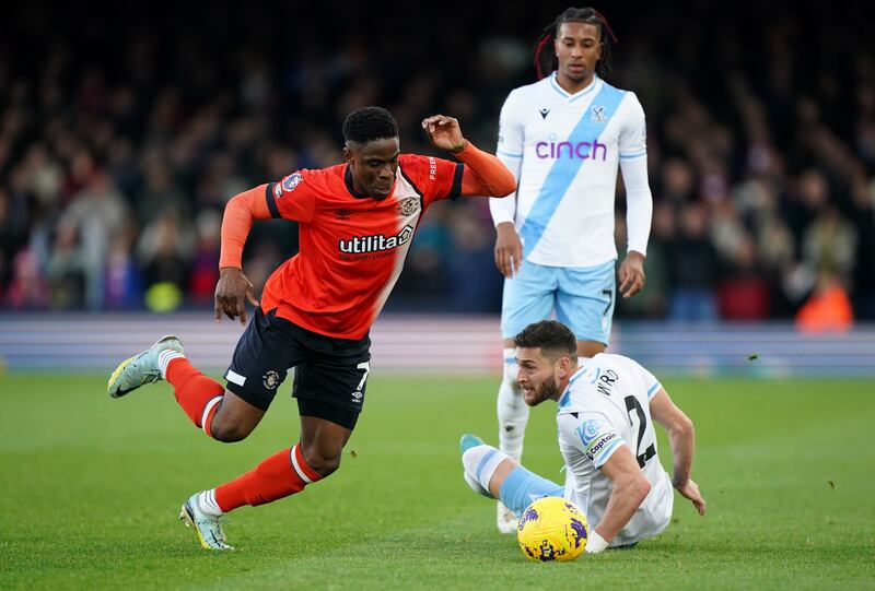 Ogbene’s career has come on in bounding leaps, from obscurity at Cork City, through steeling himself in the third tier of English football and now to his Premier League breakthrough. Photograph: Zac Goodwin/PA Wire