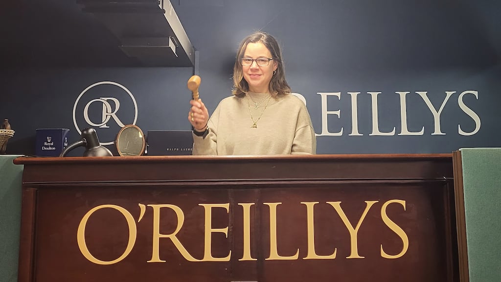 Lola Hynes, a gemologist and auctioneer at O'Reilly's Fine Art Auctioneers