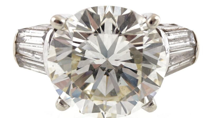 Brilliant-cut diamond of 8.30cts,  €80,000-€120,000 at Sheppard’s