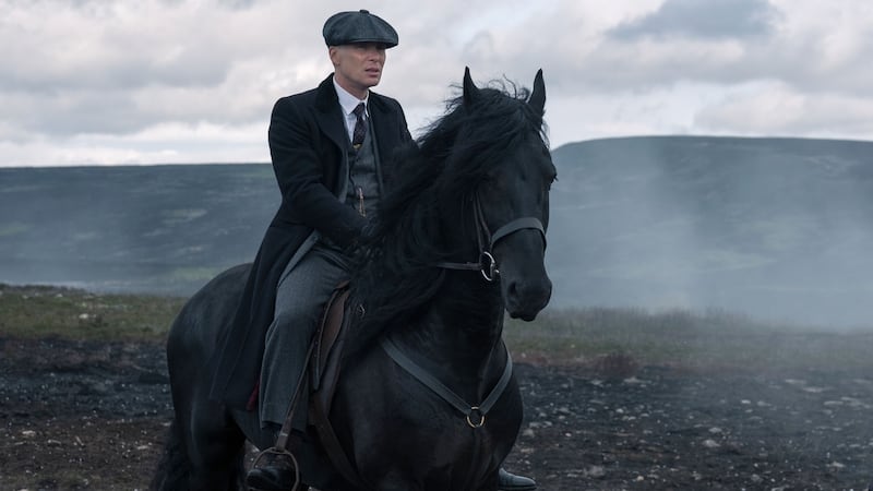A brooding Tommy Shelby, played by Cillian Murphy, did his bit for sales of flat caps.