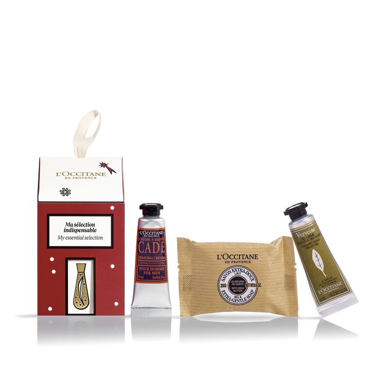 L’Occitane Men’s Essentials Festive Bauble (€14 at L’Occitane stores nationwide)
