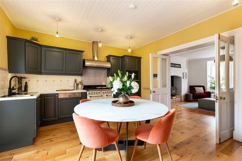 Kitchen and dining area