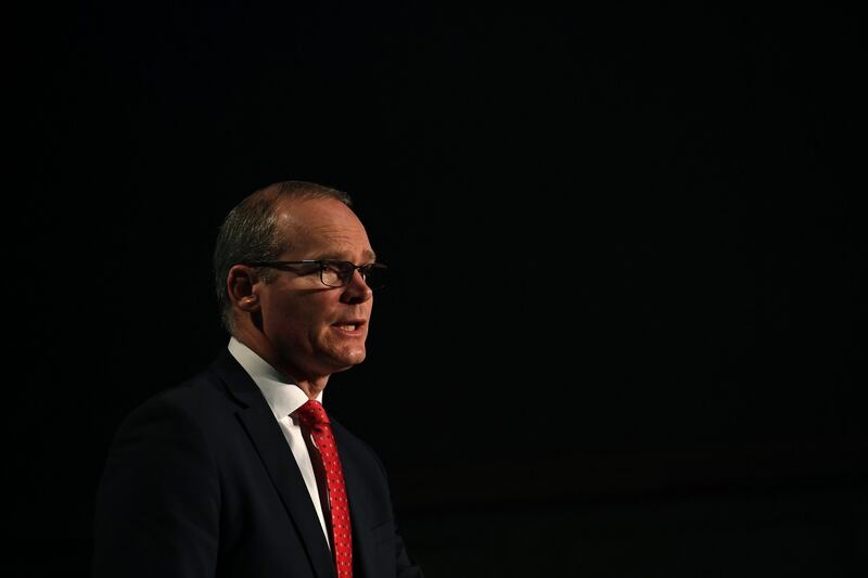 Simon Coveney: ‘We don’t want the backstop to be invoked at all.’ Photograph: Clodagh Kilcoyne/Reuters