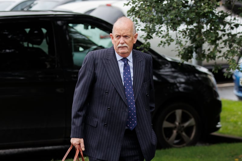 Alan Kane arriving at the Omagh bombing inquiry on Tuesday. Photograph: Liam McBurney/PA Wire