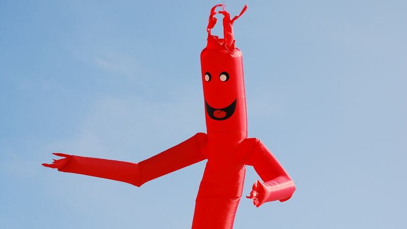 Tall boys or tube men, they were inspired by Trinidadian carnival artists