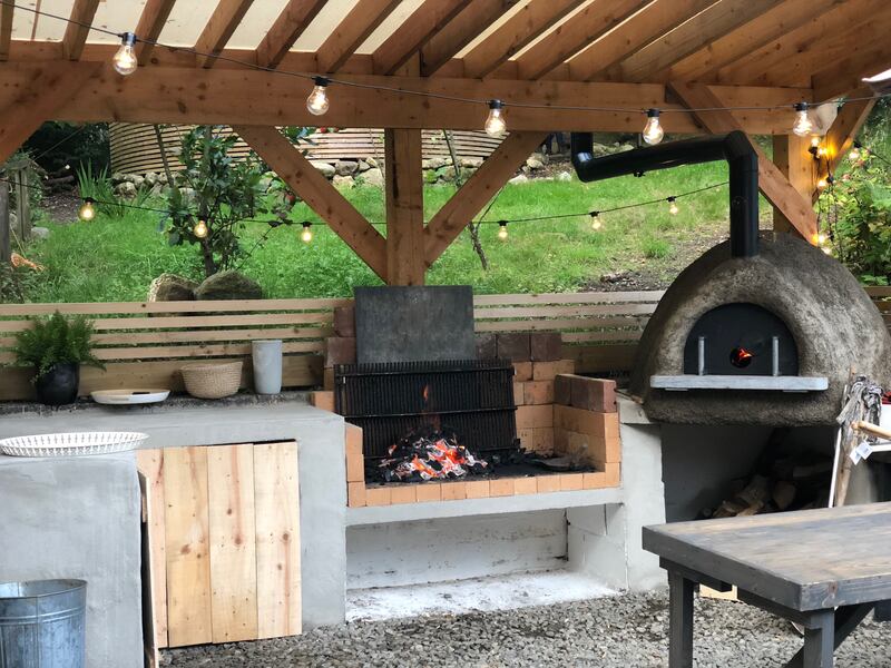 The Wicklow Escape outdoor kitchen