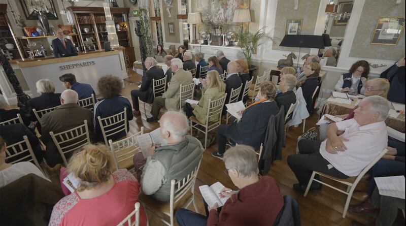 Potential bidders at The Country House Auction