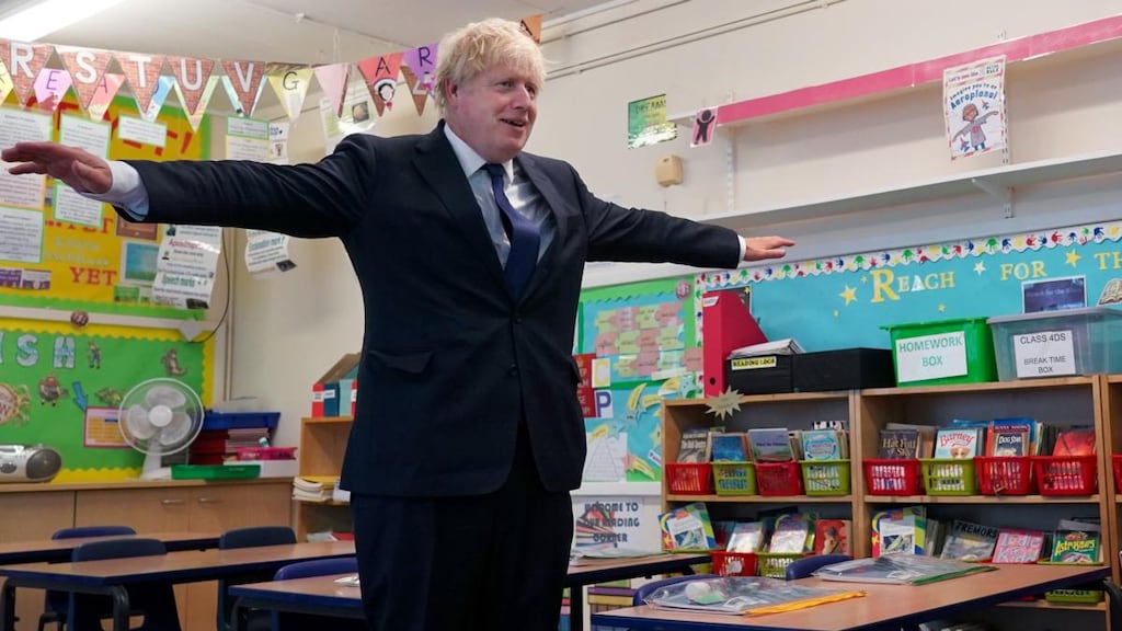 Britain’s prime minister Boris Johnson: Civic society, political representatives and the Government will again need to remind the British government of the existence, nuances and complexities inherent in the Border. Photograph:  Pippa Fowles/EPA