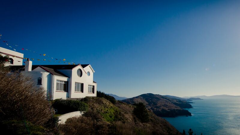The Buddhist centre of Dzogchen Beara in Co Cork offers stunning views of Bantry Bay. Photograph: Photographicmemory.ie