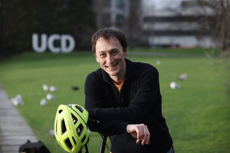 Corrado Grappiolo undertook a PhD in AI in Copenhagen. There, he met his now-wife, who is from Poland. Photograph: Bryan O’Brien/The Irish Times 
