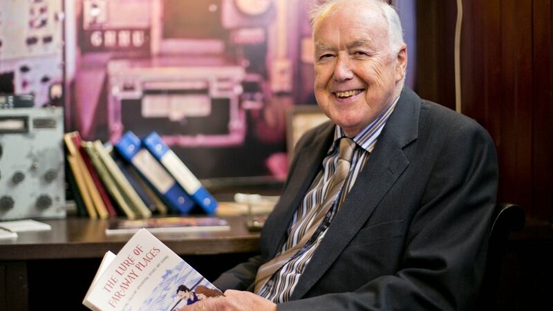 Norman Freeman launches The Lure of Far-Away Places in the National Maritime Museum  in Dún Laoghaire: “My first experience of maritime anecdotage was in the College of Science and Technology in Kevin Street in Dublin in the 1950s.” Photograph: Fennell Photography