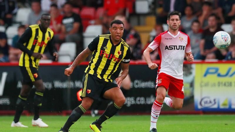 WATFORD:  - Troy Deeney. Photo: Reuters/Andrew Couldridge