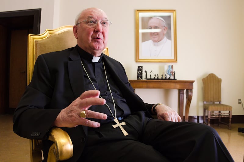 Cardinal Kevin Farrell was born in Dublin in 1947. Photograph: Paolo Santalucia/AP