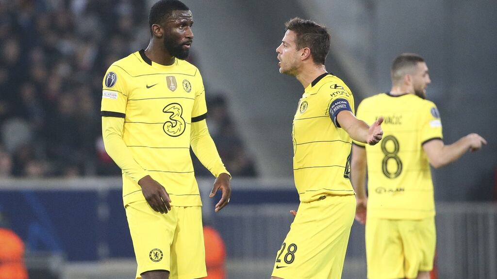 Antonio Rudiger and Cesar Azpilicueta are among the Chelsea players Barcelona have their eyes on. Photograph: John Berry/Getty Images