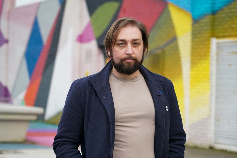 People Before Profit’s candidate Ruairí Fahy: 'I want to rebuild like the spirit of the Limerick Soviet in 1919.' Photograph: Enda O'Dowd