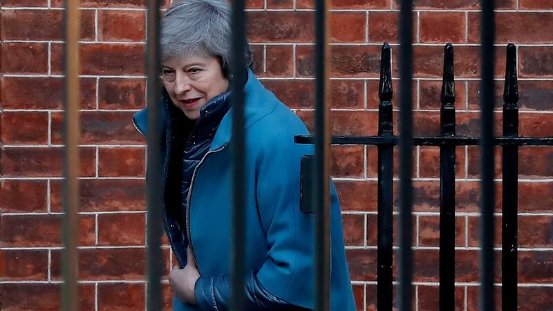 Britain’s prime minister Theresa May is seeking changes to the withdrawal  deal to replace the backstop. Photograph:  Getty