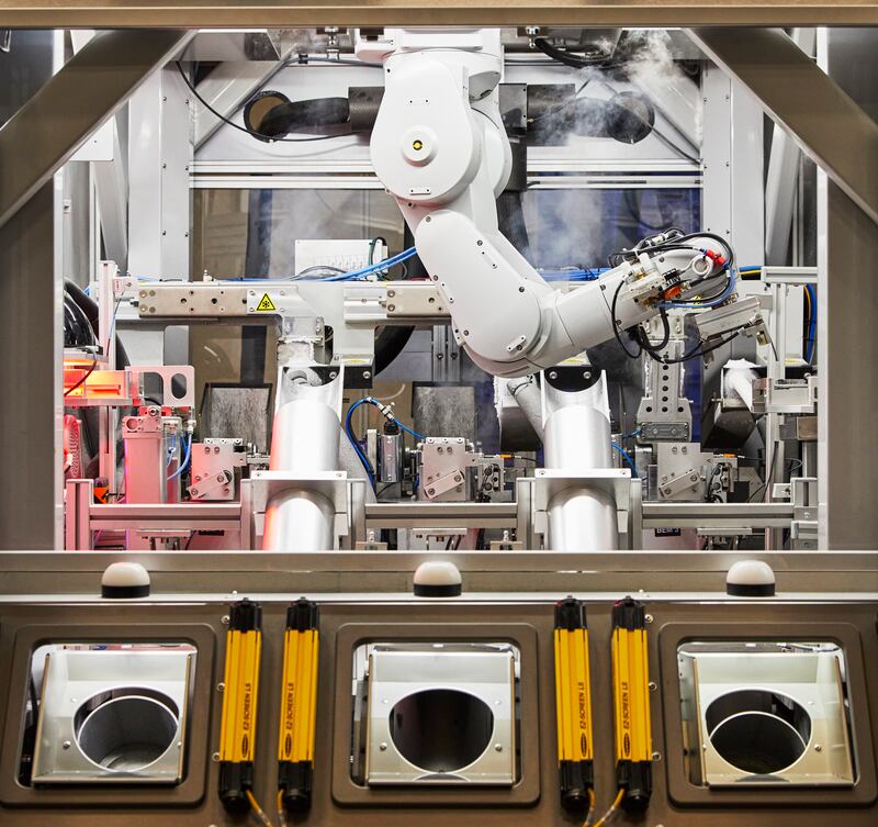 Apple's Daisy robot.