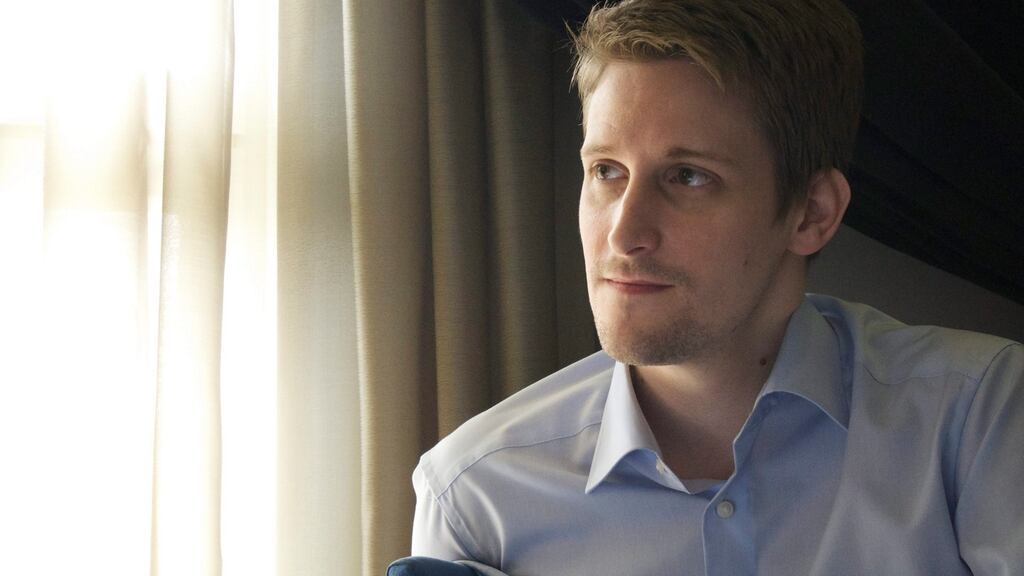 The European Parliament narrowly adopted a nonbinding but nonetheless forceful resolution on Thursday urging the EU 28 member states to recognise Edward J. Snowden as a ‘whistle-blower and international human rights defender’. Photograph: EPA/courtesy of The Guardian.