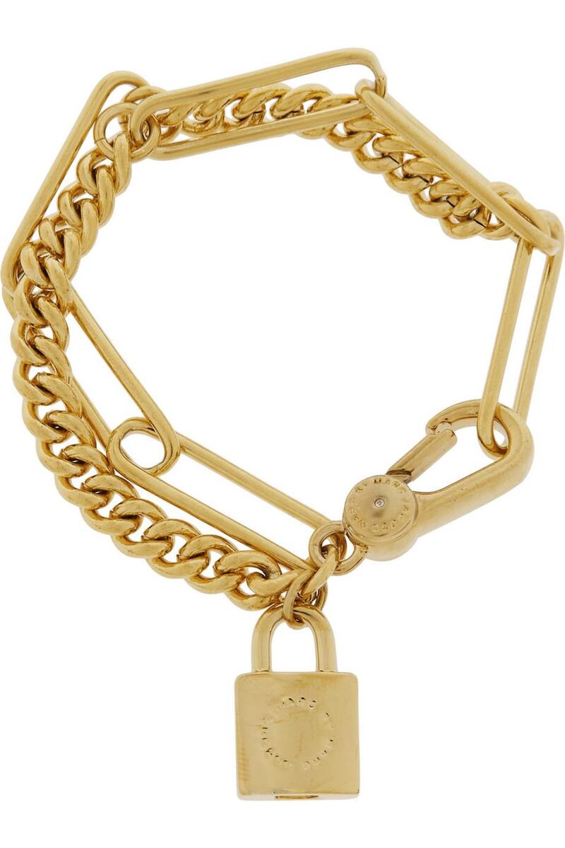 Gold tone bracelet, €95, Marc by Marc Jacobs