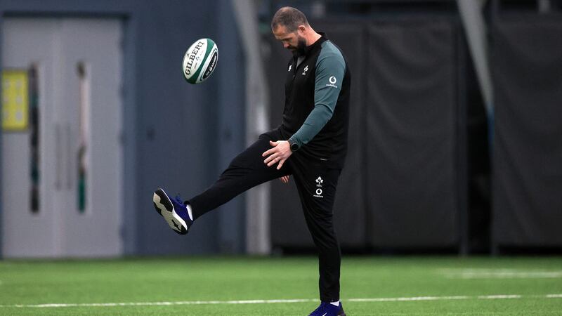 Ireland head coach Andy Farrell said the review of the France game will keep the Ireland squad sharp.  Photograph: Billy Stickland/Inpho