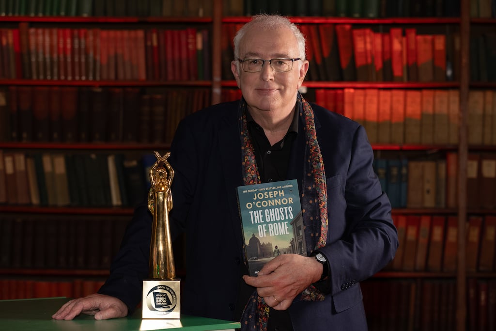 Joseph O'Connor said he was ‘overjoyed, honoured and thankful’ to win the An Post Irish Book of the Year award